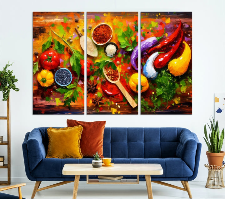 Herbs and Spices Culinary Art Foodie Kitchen Art