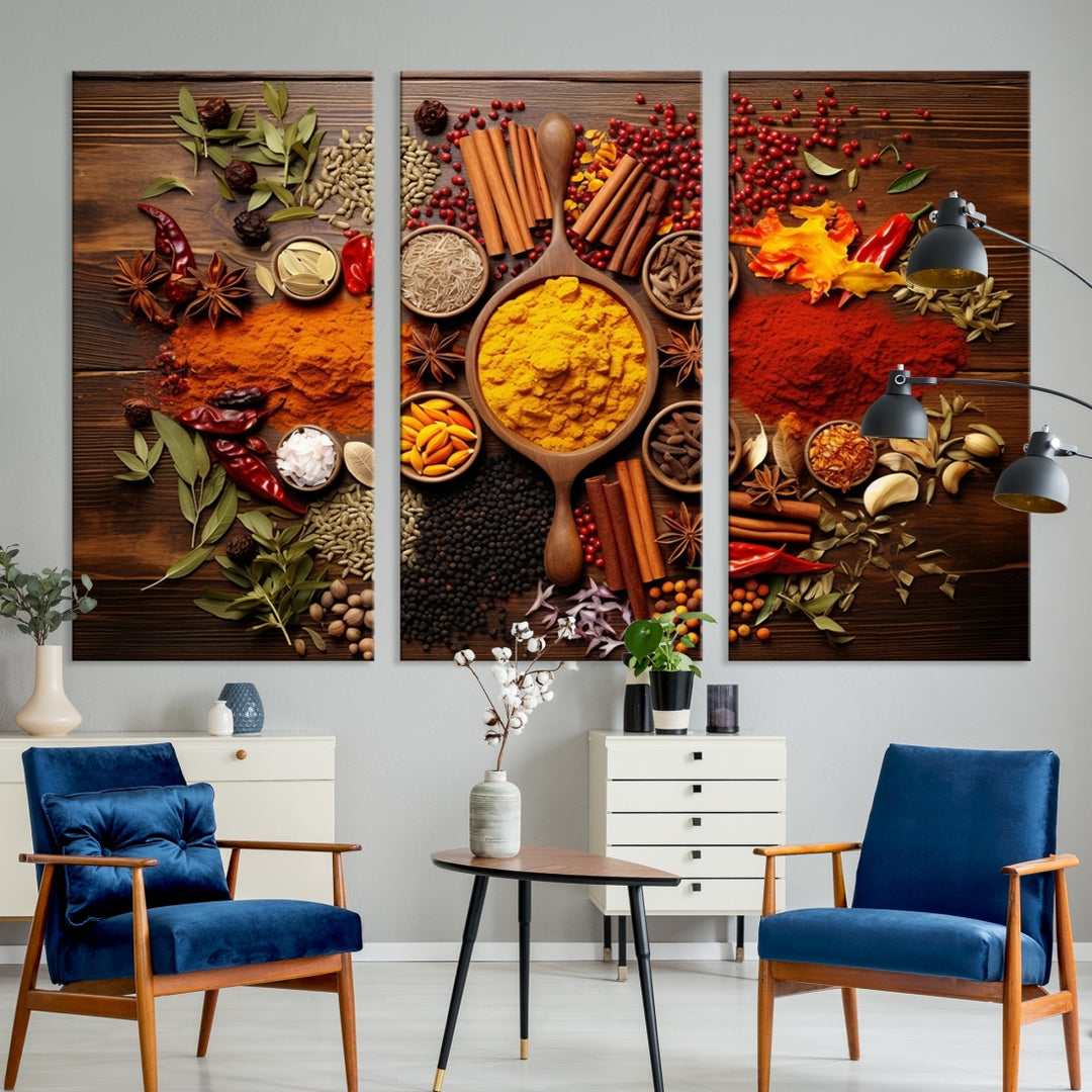Abstract Spoonful of Spice Art Print