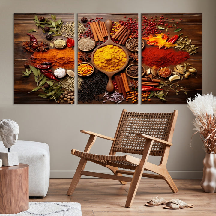 Abstract Spoonful of Spice Art Print