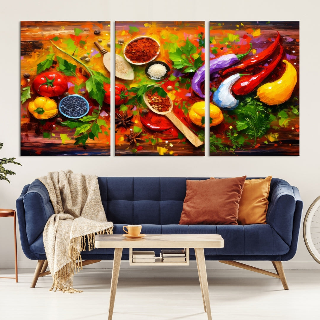 Herbs and Spices Culinary Art Foodie Kitchen Art