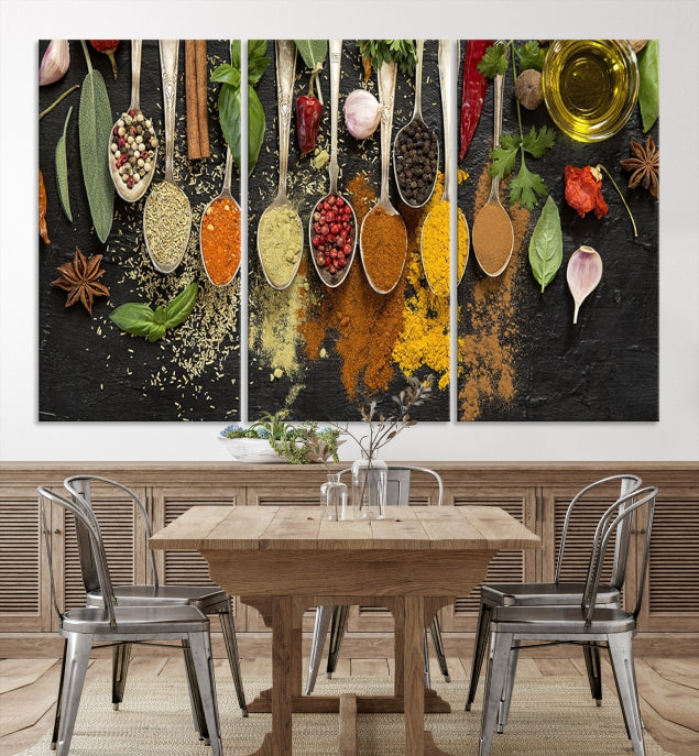 Spices Wall Art Canvas Print