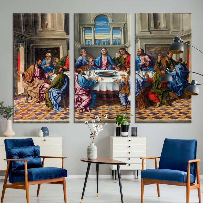 The Last Supper Multi Panel Canvas Wall Art