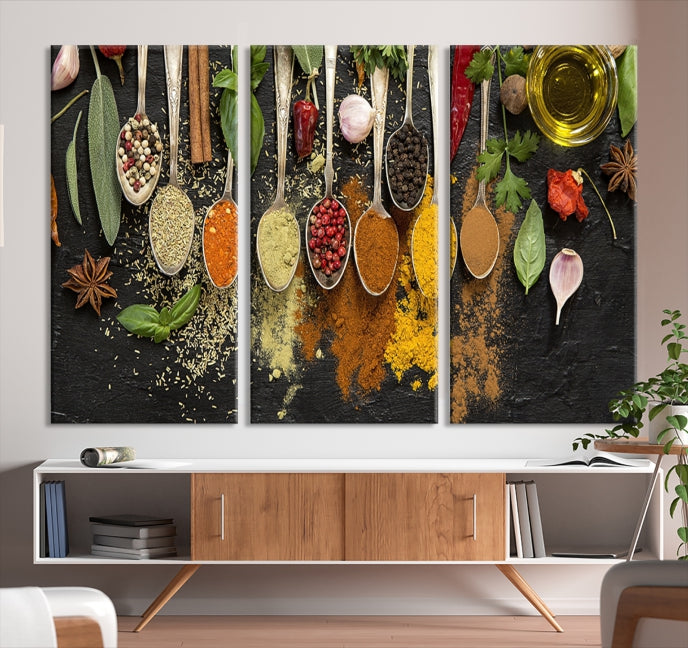 Spices Wall Art Canvas Print