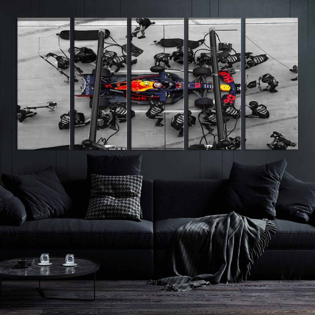 RedBull Formule 1 Impression sur toile murale