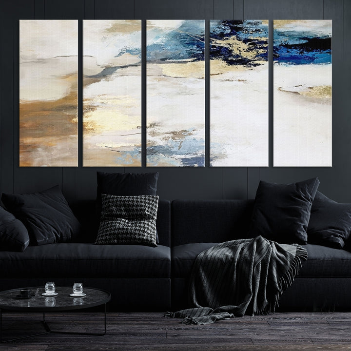 Contemporary Large Abstract Wall Art Canvas Print