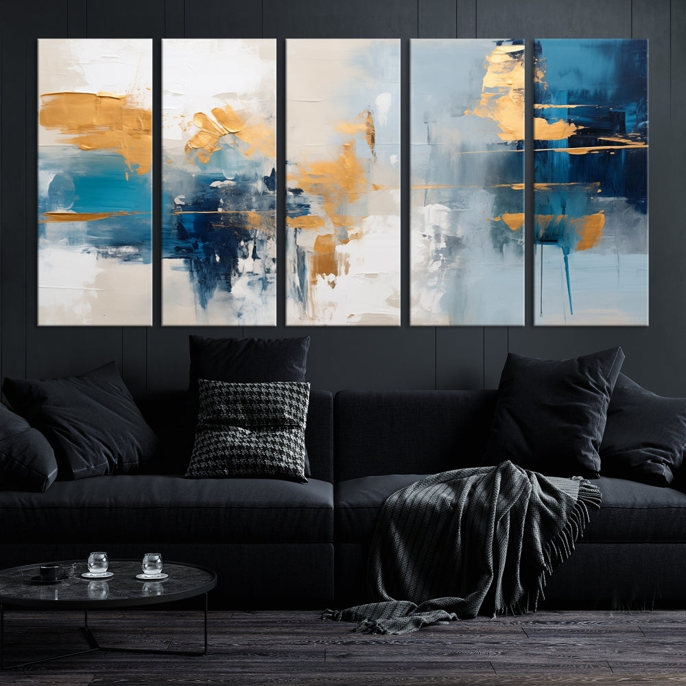 Large Modern Abstract Wall Art Canvas Print