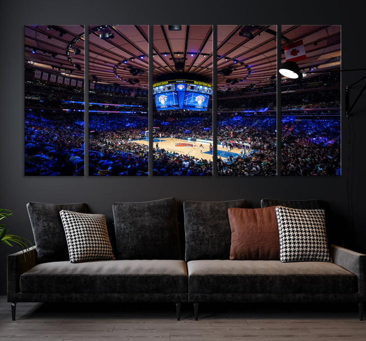 Madison Square Garden Stadium Wall Art Canvas Print