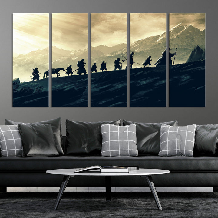 Lord of Ring Wall Art Canvas Print