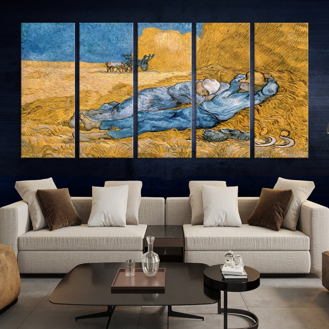 Artista maestro Vincent Van Gogh Naturaleza Desierto Ilustraciones Bellas artes Lienzo