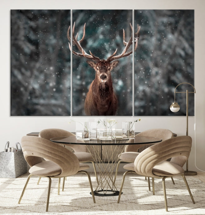 Wall Art Deer Art Animal Canvas Print