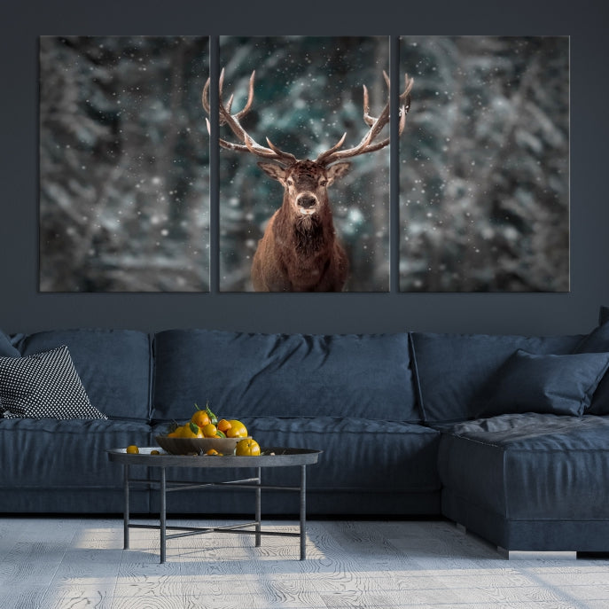 Wall Art Deer Art Animal Canvas Print