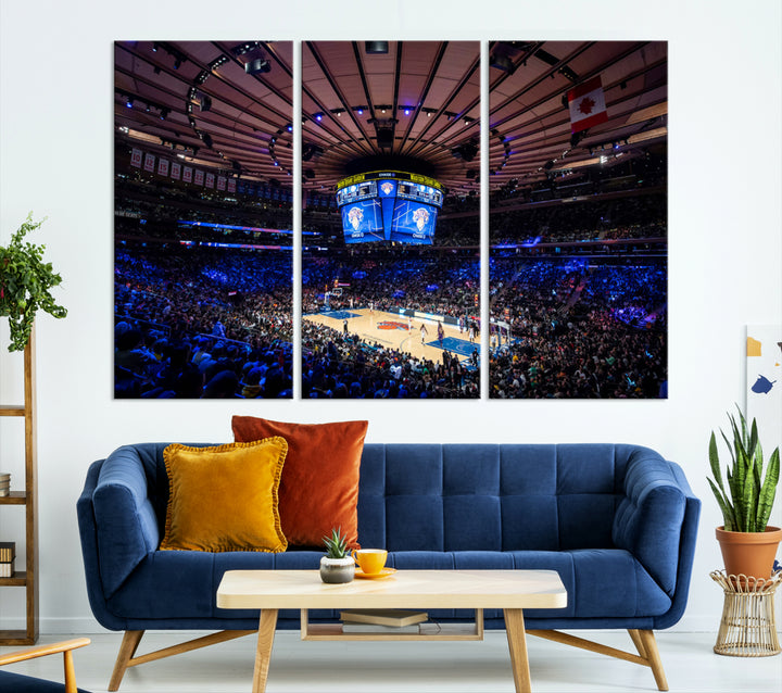 Madison Square Garden Stadium Wall Art Canvas Print