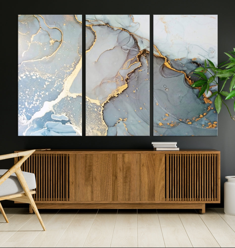 Oro mármol lienzo pared arte pintura abstracta impresión lujo sala de estar pared arte mármol pared decoración moderna extra grande arte de la pared arte de moda