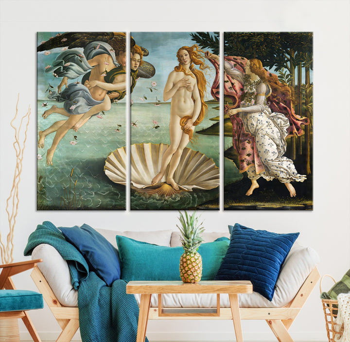 The Birth of Venus Sandro Botticelli Reproduction Canvas Print Classic Print