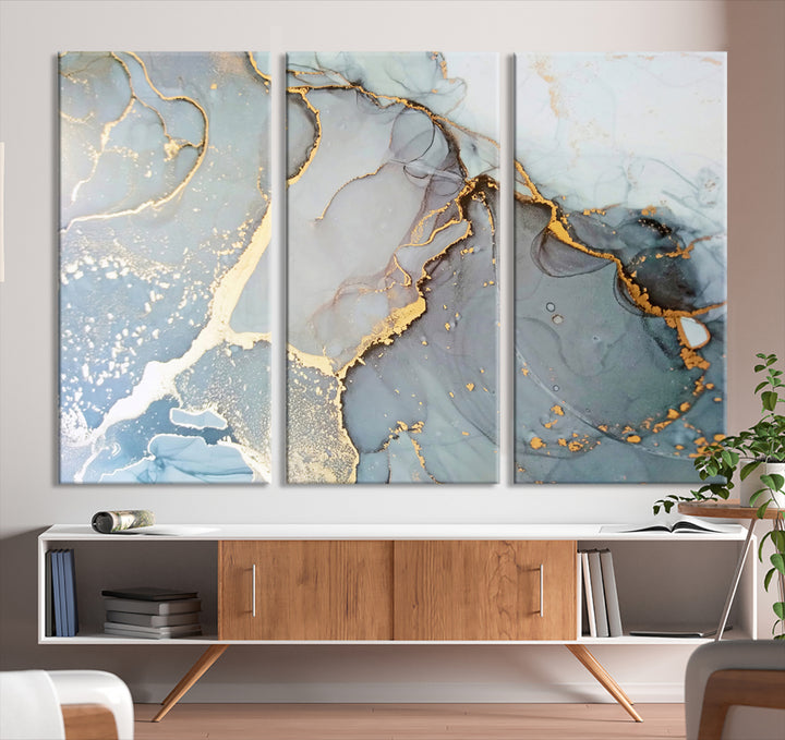 Marble Abstract Wall Art Canvas Print