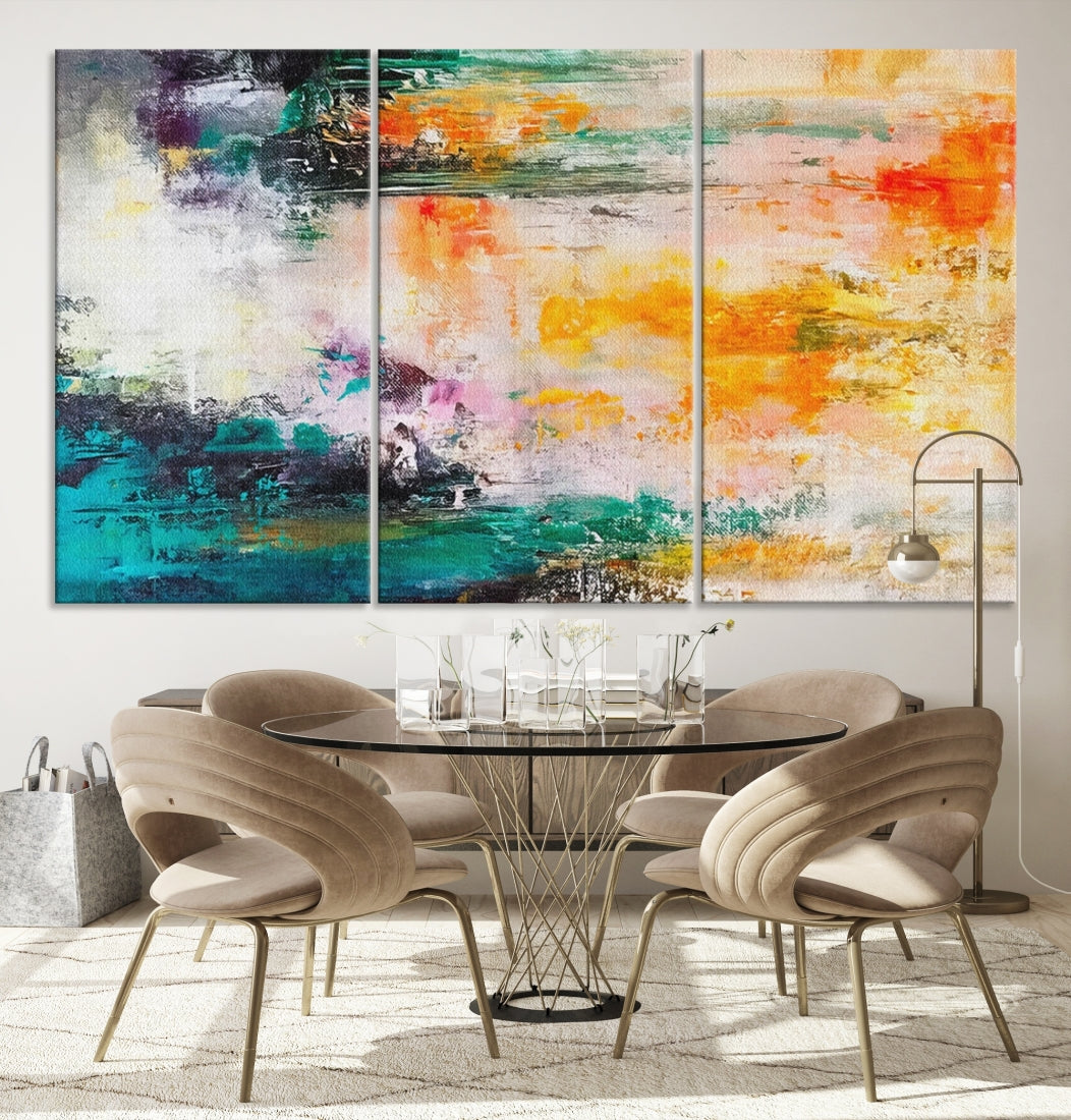 Impresión abstracta moderna de la lona del arte de la pared para la decoración de la oficina del hogar de la sala de estar