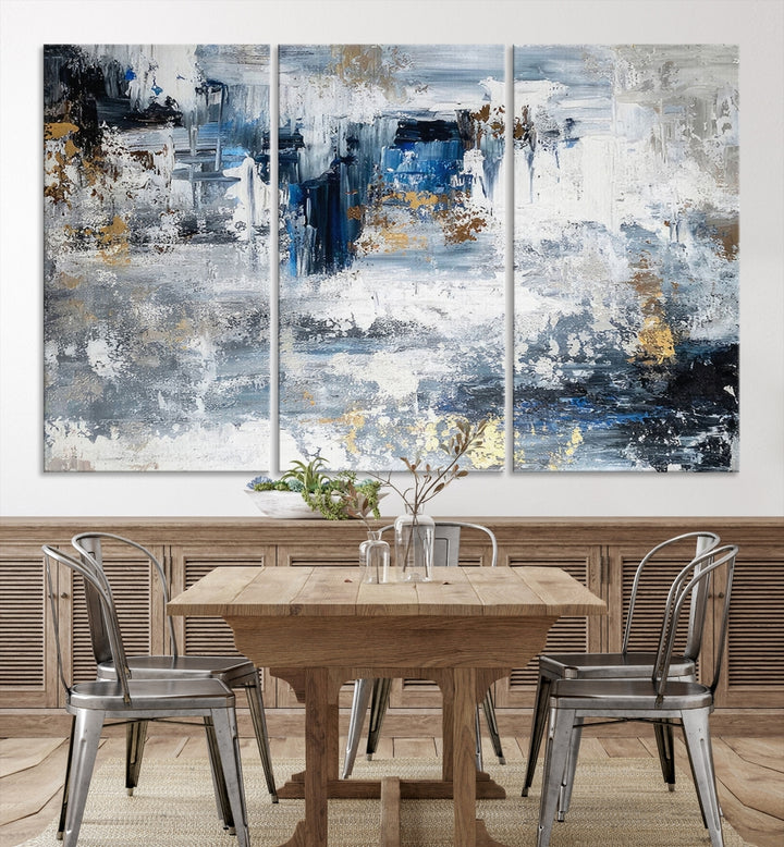 Modern Large Abstract Wall Art Canvas Print