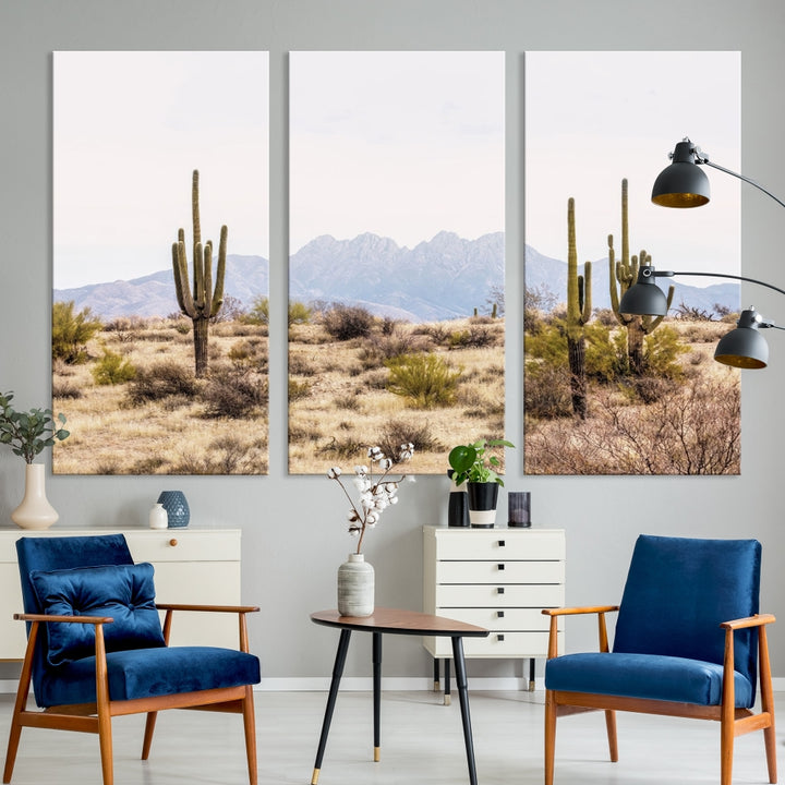 Arizona Desert Cactus Print