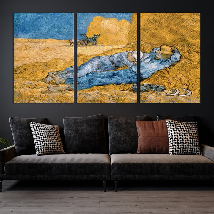 Artista maestro Vincent Van Gogh Naturaleza Desierto Ilustraciones Bellas artes Lienzo