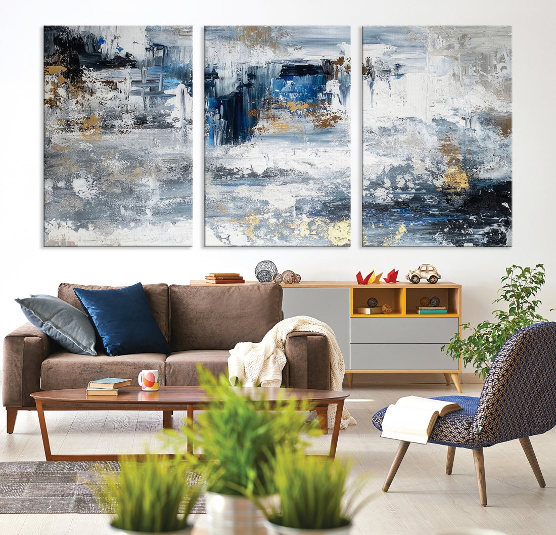 Large Abstract Wall Art Canvas Print for Living Room Decor