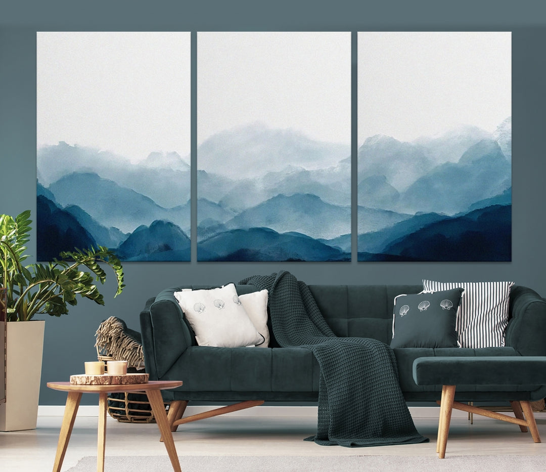Lienzo de pared, arte de bosque verde, paisaje natural, fotografía, impresión en lienzo, decoración moderna para el hogar, decoración para sala de estar