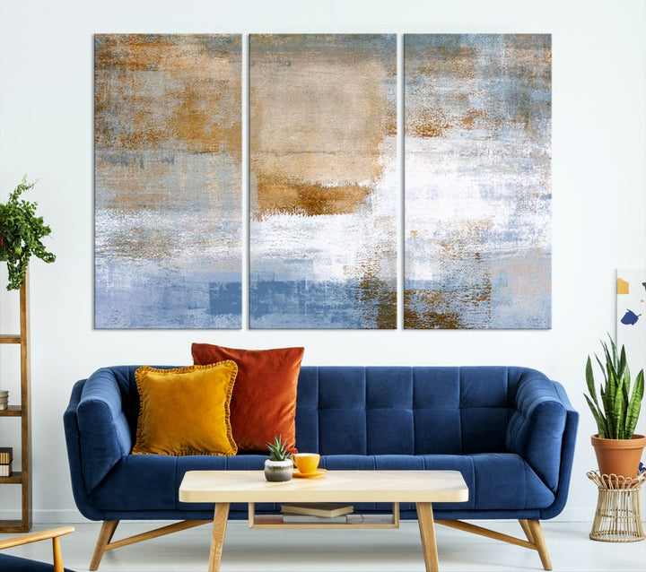 Impresión abstracta moderna de la lona del arte de la pared para la decoración de la sala de estar, el hogar y la oficina