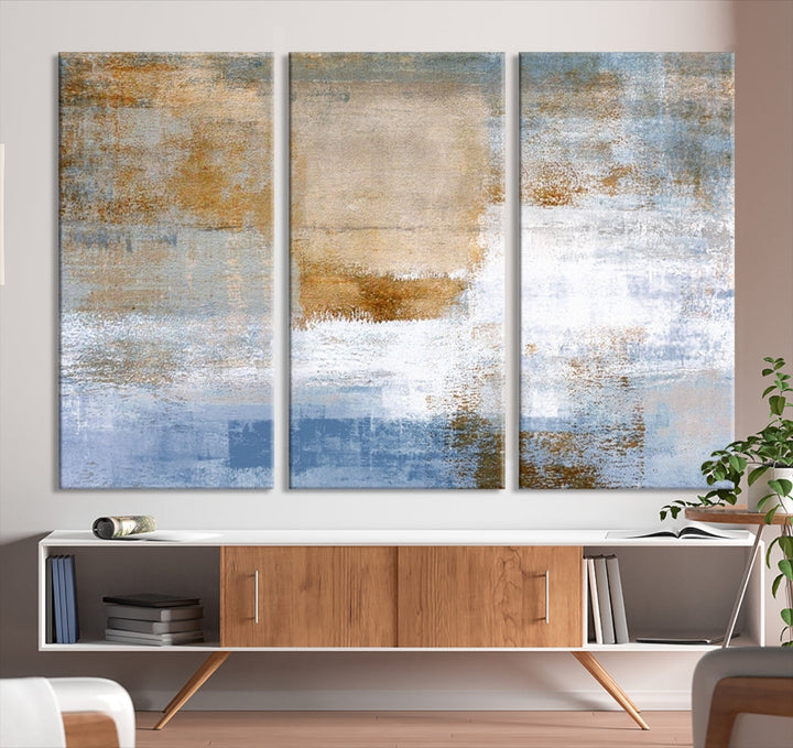 Impresión abstracta moderna de la lona del arte de la pared para la decoración de la sala de estar, el hogar y la oficina