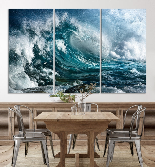 Surf Wave Wall Art Impression sur toile