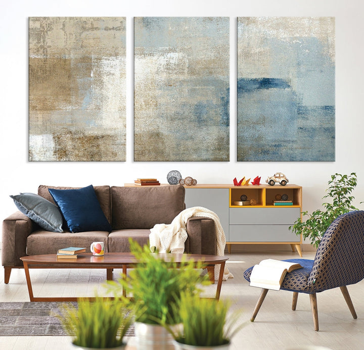 Abstract Wall Art Canvas Print Multi Panel Set