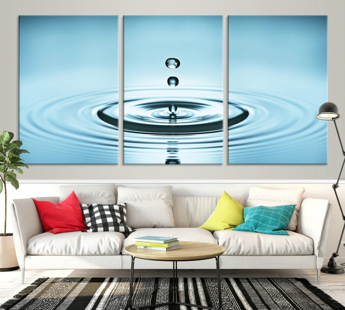Water Drop Wall Art Canvas Print