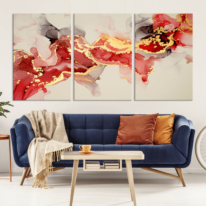 Abstract Work of Art Walls Contemporary Painting Abstract Canvas Wall Art