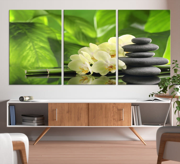 Beauté et Yoga Zen Wall Art Impression sur toile