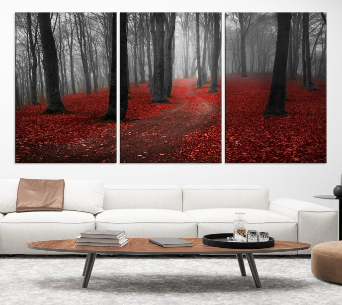 Forest and Autumn Wall Art Canvas Print