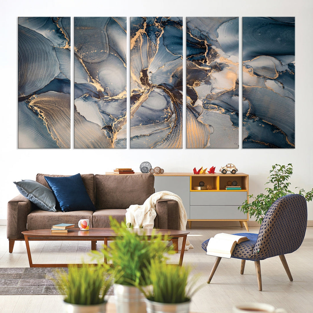 Abstract Wall Art Canvas Print for Modern Home Decor