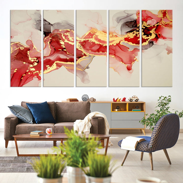 Abstract Work of Art Walls Contemporary Painting Abstract Canvas Wall Art