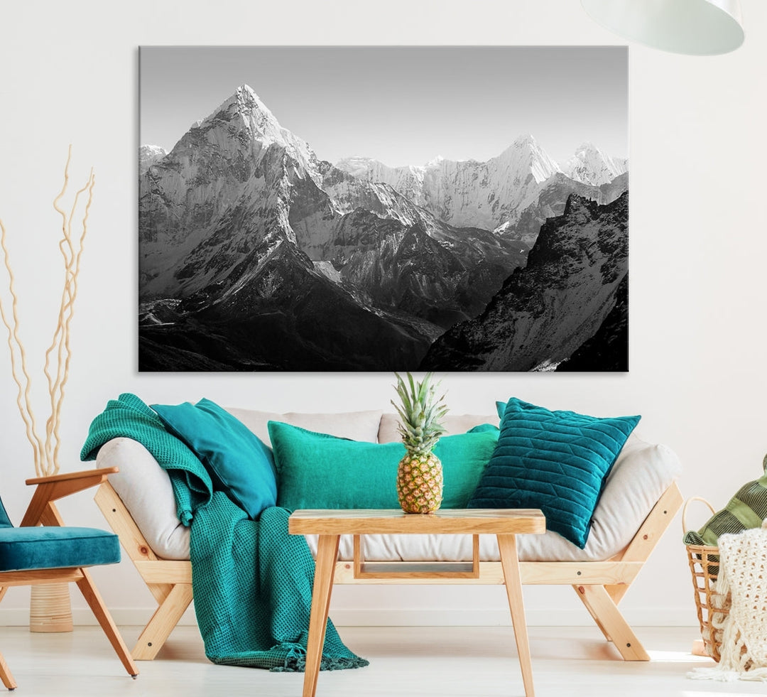 Everest Mount View Himalaya Népal Art mural Impression sur toile