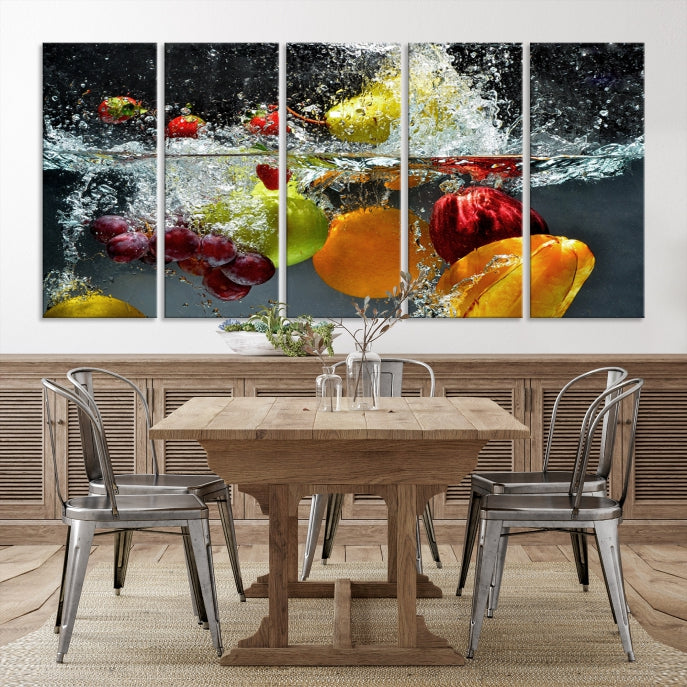 Kithen Vegetables World Wall Art Canvas Print
