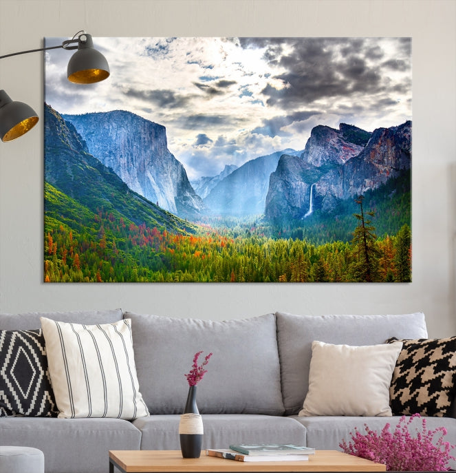 Yosemite Half Dome Park California Wall Art Lienzo impreso - El Capitán