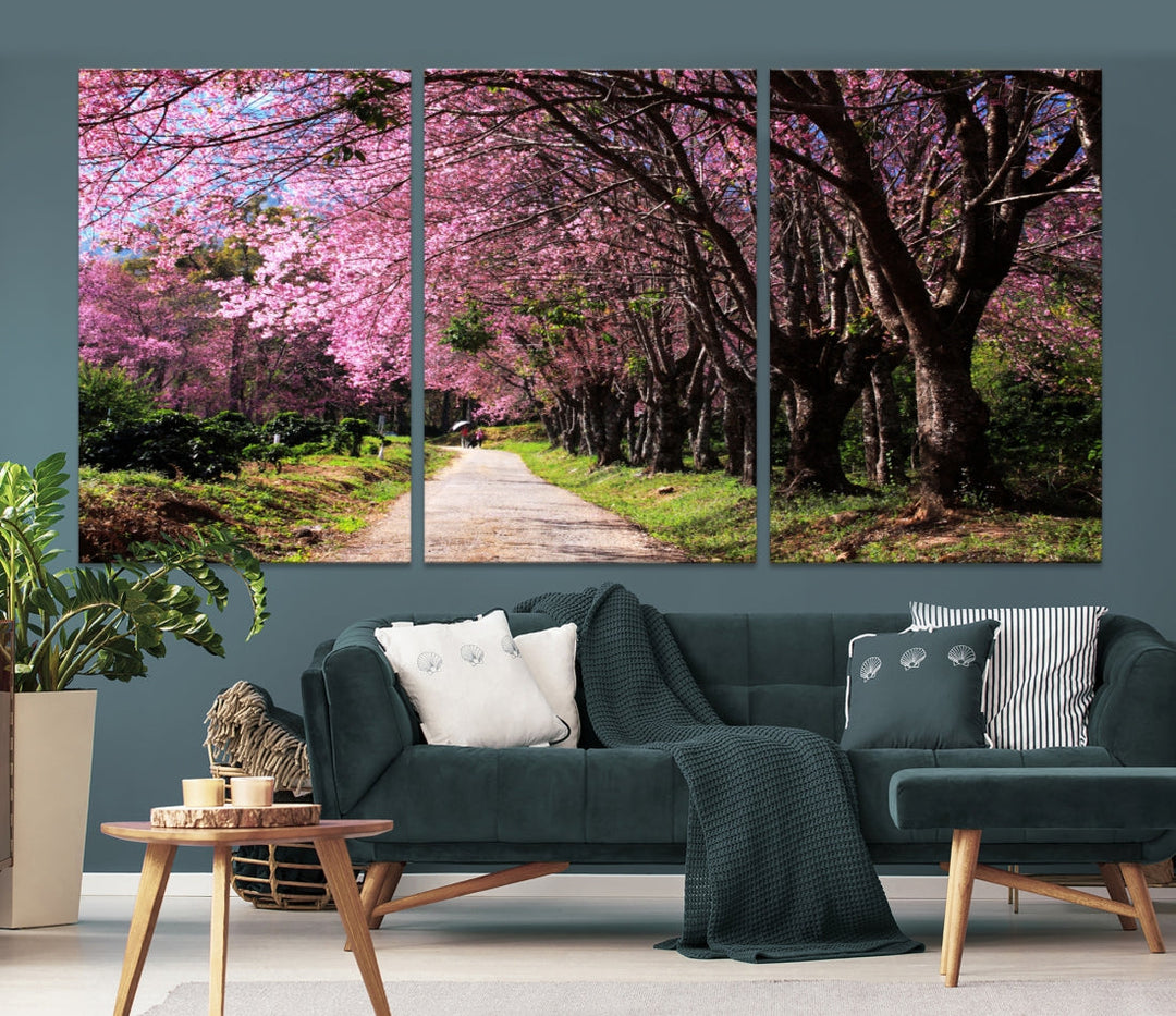 Almond Tree Canvas Print Blossom Cherry Canvas Print Canvas Print