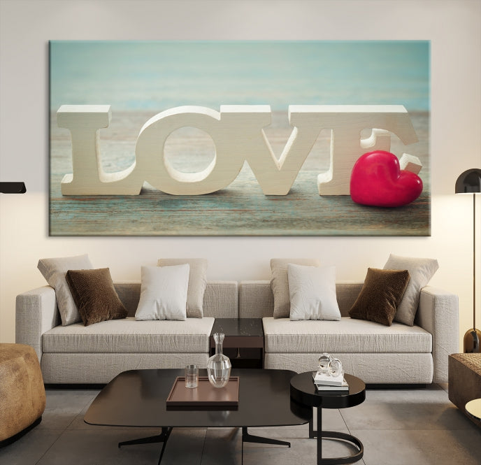 Love Wall Art Canvas Print
