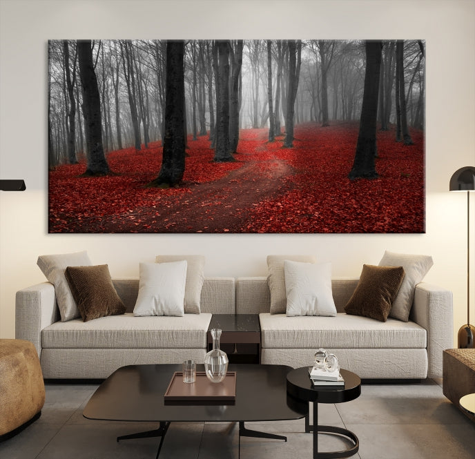 Forest and Autumn Wall Art Canvas Print