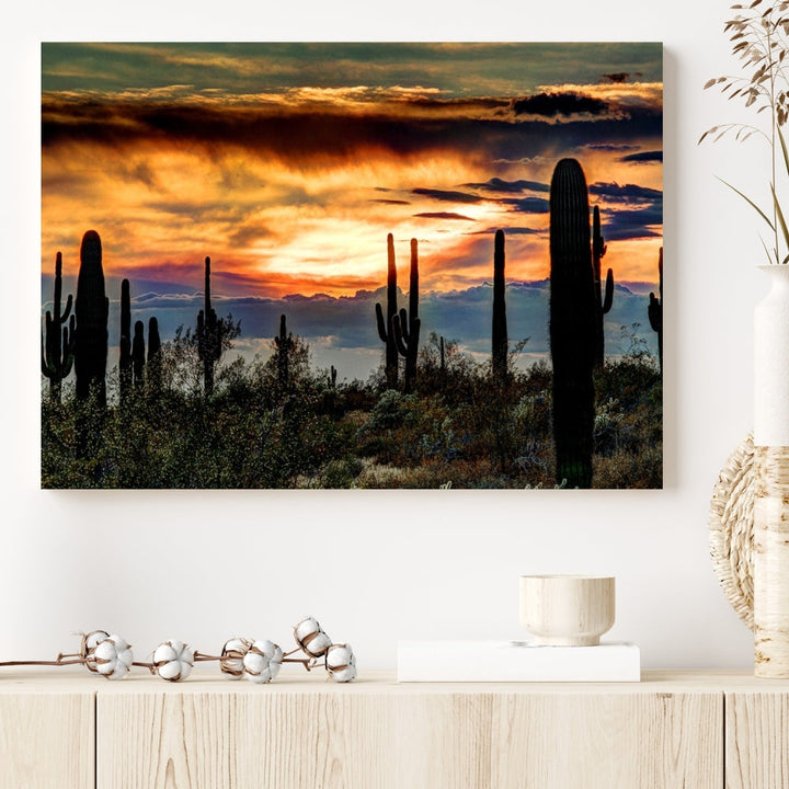 Phoenix Arizona Desert Canvas Wall Art Print