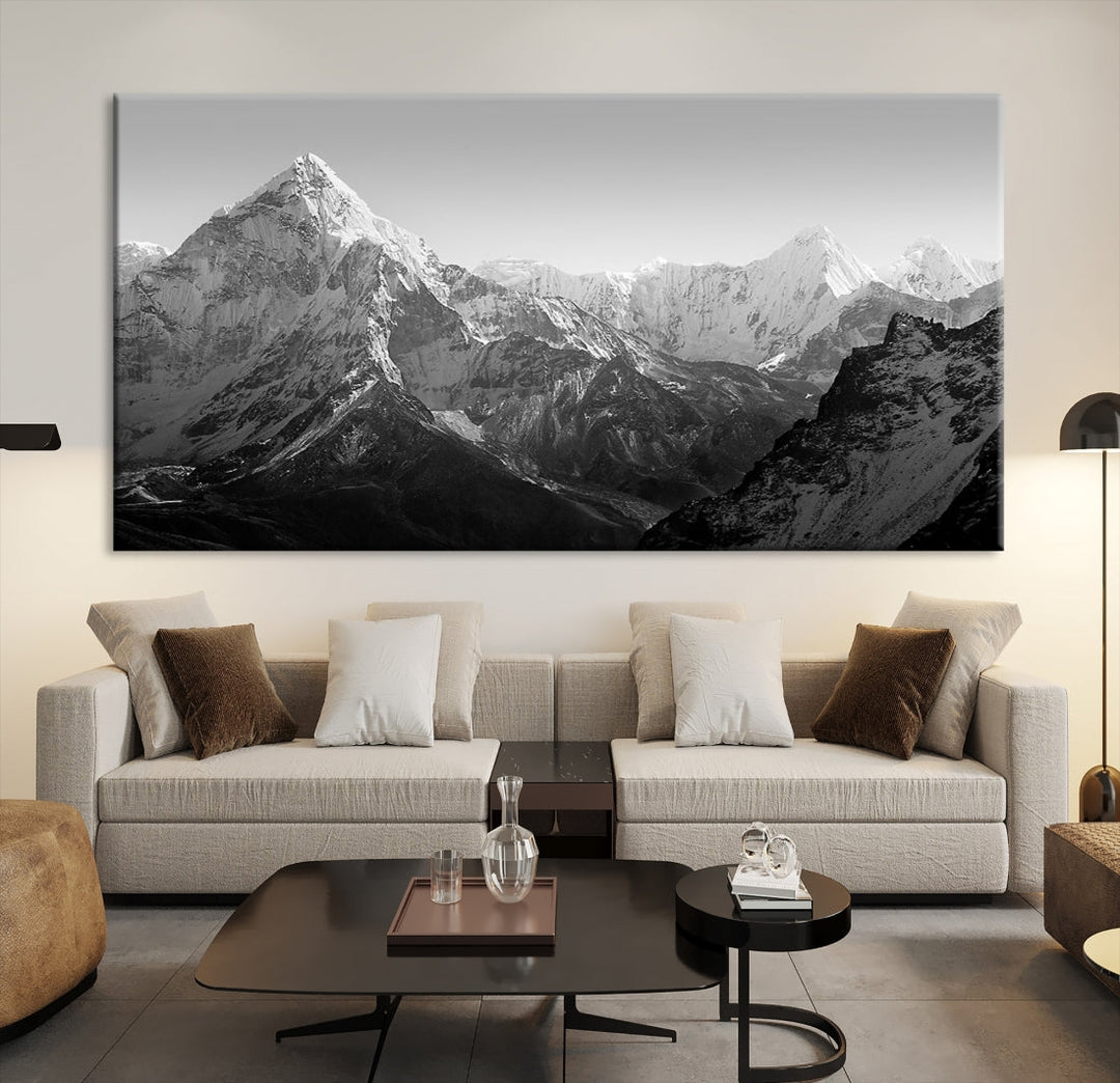 Everest Mount View Himalaya Népal Art mural Impression sur toile