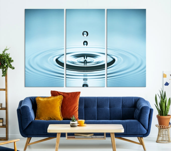 Water Drop Wall Art Canvas Print
