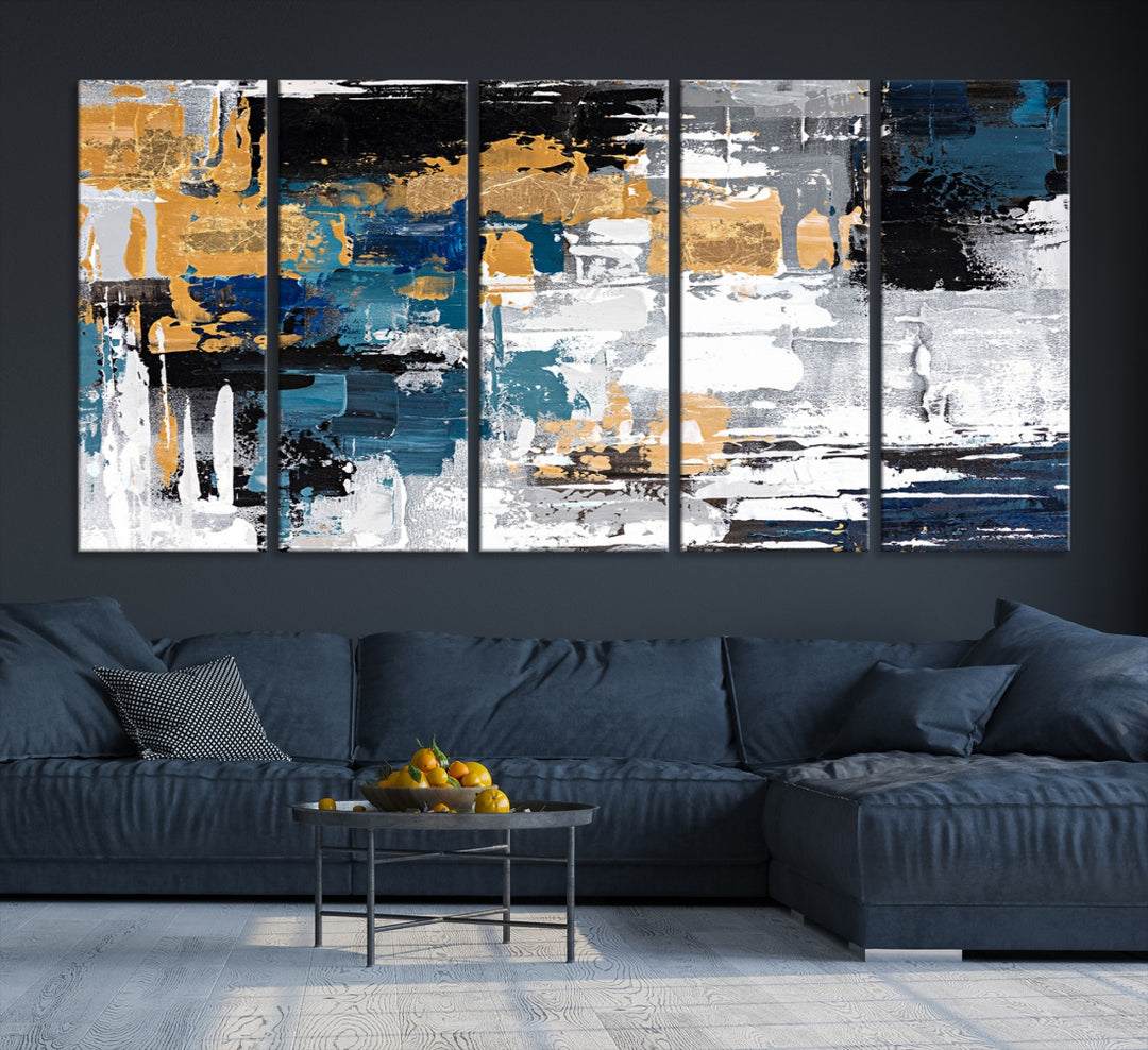 Arte de pared de lienzo abstracto moderno Impresión de arte de pared de lienzo de varias piezas