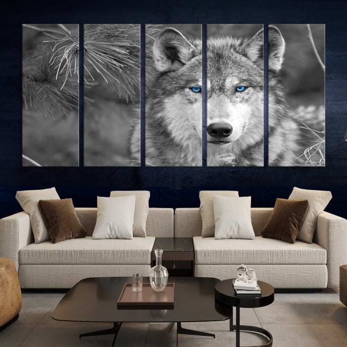 Art mural loup sauvage Impression sur toile