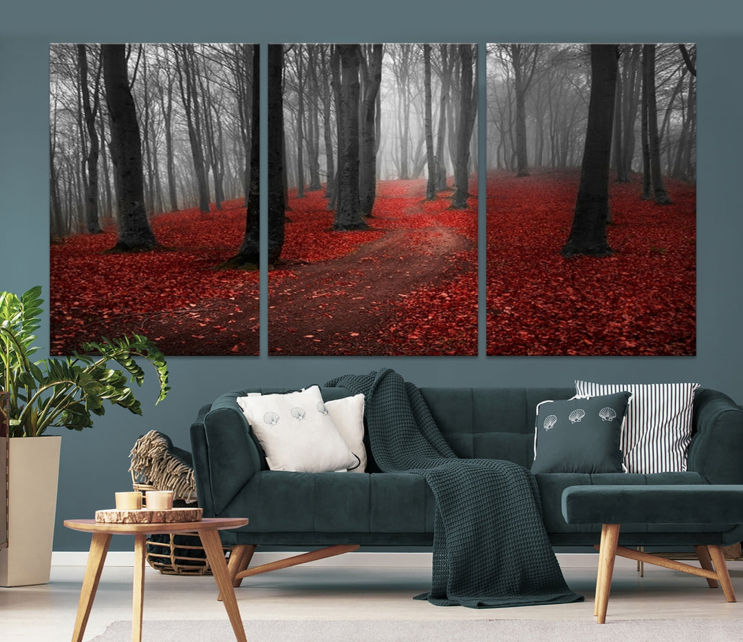 Wonderful Forest with Autumn Forest Artwork